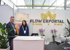 Sergei Kovals and Victoria Gnativ of Flowerportal.
